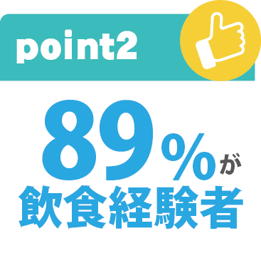 89%が飲食異経験者